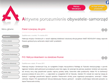 Tablet Screenshot of monitoring.fio.org.pl